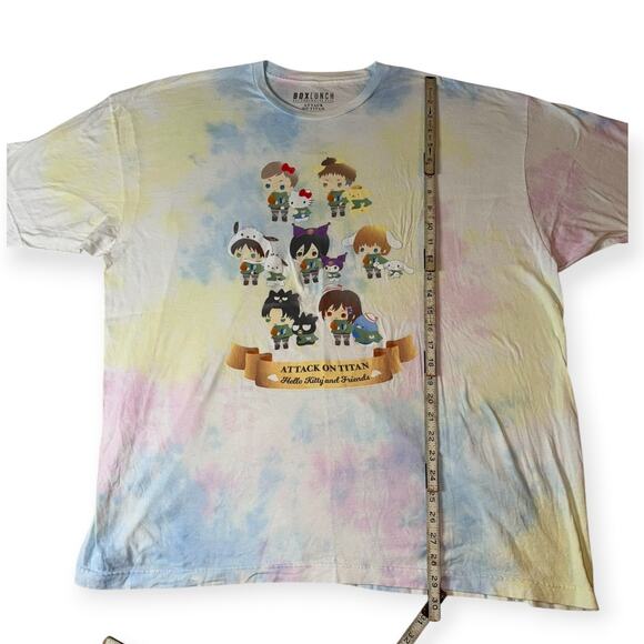 Sanrio Other - BoxLunch Sanrio Hello Kitty and Friends Attach of Titan Tie Dye T-Shirt Men's XL